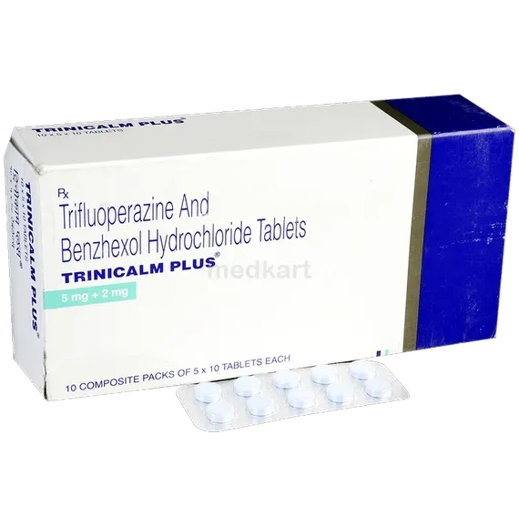 trinicalm plus tablet 10's